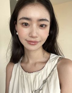 Asian Natural Makeup, Natural Korean Makeup, Simple Summer Nails, No Make Up Make Up Look, Asian Makeup Looks, Japanese Makeup, Cute Makeup Looks