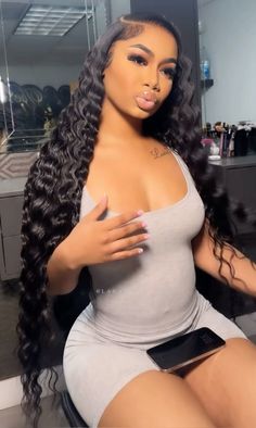 Tatiana Chanel, Pretty Baddies, Frontal Wig Hairstyles, Frontal Hairstyles, Dope Hairstyles, Short Black Hairstyles, Glam Girl, Hair Collection, Baddie Hairstyles