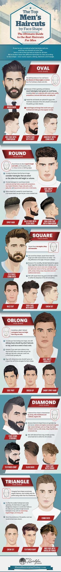 The Best Hairstyles For Men By Face Shape - The Ultimate Guide to Cool Men's Haircuts (Fades, Undercuts, Pompadours, Side Parts, Comb Overs, Quiffs, and Spiky Hair) What Haircut Should I Get, Pompadour Men, Mens Hairstyles Thick Hair, Undercut Pompadour, Cool Mens Haircuts, Mens Fade, Trendy Haircuts