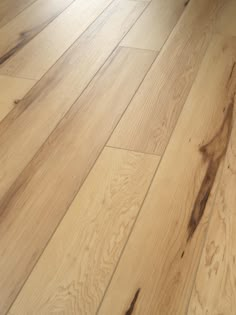 the wood floor is clean and ready to be used