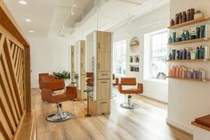 the salon is clean and ready for customers to use