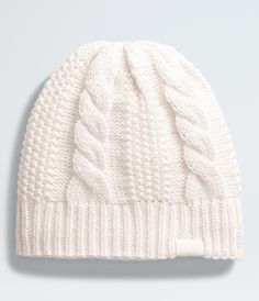 Classic cabling and a soft fleece lining bring warmth and texture to the Women’s Oh Mega Lined Beanie—the perfect combo for cold-weather comfort. Women's Women's [North Face, Northface, thenorthface, the northface, TNF, tnf] Fall Attire, Winter Cap, Winter Beanie, North Face Women, Winter White, Cold Weather, North Face, The North Face, Bring It On