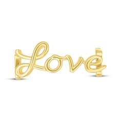 Create an upscale look for your sneakers with this "Love" script sneaker bling lace charm. 14K yellow gold-plated sterling silver Just loop the secure latch backs over your shoelace for an instant style upgrade Neil Lane Engagement Rings, Love Script, Diamond Band Engagement Ring, Fan Jewelry, Eternity Ring Gold, Gold Anklet, Mens Gold Bracelets, Jewelry Accessories Ideas, Gold Ring Sets