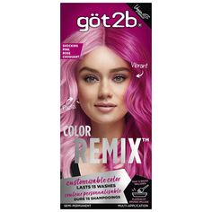 Permanent Hair Dye Colors, Creative Hair Color, Semi Permanente, Color Composition, Semi Permanent Hair Color, Shocking Pink, Saloon Hair, Color Kit, Permanent Hair Color