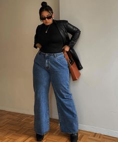 Party Outfit Plus Size, Moda Over 40, Mode Ab 50, Jeans Trend, Look Plus Size, Outfit Jeans, Denim Trends