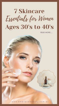 Are a woman on your 30's or 40's who want to know skincare essentials as you age? Here are the seven skincare essentials perfect for you. skincare essential list | skincare essential product | skincare essential oil | natural skin care | skin care routine Product Skincare, Essential List, Women Advice, Face Skin Care Routine, Aging Beauty, Plant Based Skincare, Skin Care Tutorial, Skincare Essentials