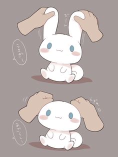 how to draw a cute rabbit with hands