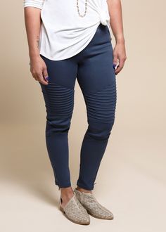 Moto Jeggings w/ankle zipper - NAVY from Paisley Grace Boutique Moto Jeggings, Comfy Clothes, Comfy Outfits, Dream Closet, Stylish Outfits