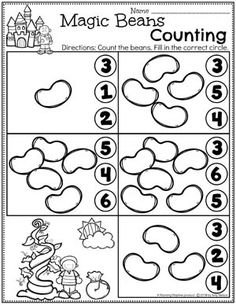 the printable worksheet for counting numbers