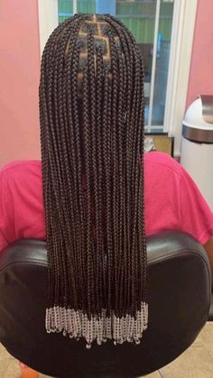 Peek A Boo Box Braids With Beads, School Picture Day, Black Kids Braids Hairstyles, Hairstyle Ideas Easy, Short Box Braids Hairstyles, School Picture, Big Box Braids Hairstyles, Goddess Braids Hairstyles, Hair Twist