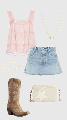 #country #outfits #ootd #bootsforwomen #style #outfitoftheday #outfitoftheday Country Jam Outfits, Barn Dance Outfit, Country Thunder Outfits, Rodeo Fits, Country Concert Outfit Ideas, Country Fest, Costal Cowgirl, Megan Moroney