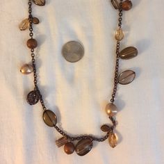 Nwt Jones New York Brown Beaded Necklace, 28.5". Tags On, Would Make A Great Gift. Originally $28. Enjoy! Goblincore Accessories, Necklace Goblincore, New York Jewelry, Goblincore Aesthetic, Brown Beaded Necklace, Accessories Necklaces, Jones New York, Accessories Necklace, Womens Jewelry Necklace