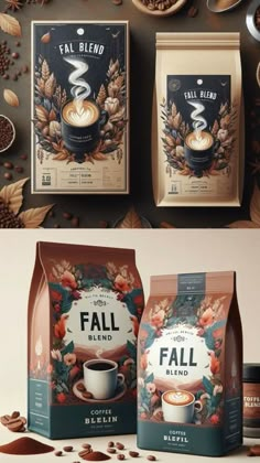 Discover the top coffee packaging designs that exude luxury and sophistication. Explore 170+ inspirational ideas to captivate your audience and stand out on shelves. #CoffeePackaging #LuxuryDesign #BrandIdentity #PackagingInspiration #CoffeeBranding Coffee Product Design, Art Deco Packaging, Coffee Label Design, Milk Advertising, Coffee Bean Bag, Coffee Packaging Design