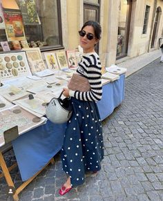 Vicky Montanari Outfits, Sunday Brunch Outfit, Mixed Prints, Model Lifestyle, Lady Style, Ootd Inspo, Effortlessly Chic Outfits, Elegant Lady, Fall Capsule Wardrobe