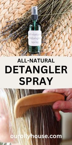 Homemade Hair Products For Hair Growth, Diy Hair Conditioner Recipes Natural, Homemade Detangler Spray, Diy Detangler Spray, Homemade Hair Detangler, Homemade Detangler, Diy Hair Products, Diy Detangler, Diy Hair Detangler Spray