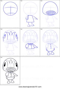 how to draw cartoon characters for kids in easy steps step by step instructions and pictures