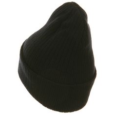 Heavy Ribbed Cuff BeanieMade of 100% acrylic.One size fits most with flexibility, fitting up to XL.Shell measures 9 inches deep and 6 1/2 inches wide with 2 1/2 inches high cuff, dual layerd, thinsulate insulation.Heavy, soft and warm material.Hand wash only.Available in navy, black, white, pink, red,and grey.Made in USA. Looking for plain beanies with simple design you can wear for any outings in fall or winter?! Try our Heavy Ribbed Cuff Beanie that is also available in many different colors. Classic Black Beanie For Fall, Casual Black Acrylic Beanie, Classic Black Knitted Hat, Black Ribbed Beanie For Fall, Fitted Ribbed Winter Beanie, Winter Ribbed Fitted Beanie, Fitted Black Beanie For Cold Weather, Classic Black Beanie Cap, Acrylic Beanie Cap