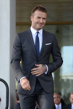 David Beckham Outfit, Beckham Suit, David Beckham Style Outfits, David Beckham Suit, Bond Suits, Plus Size Mens Clothing, Best Suits For Men, Business Attire For Men