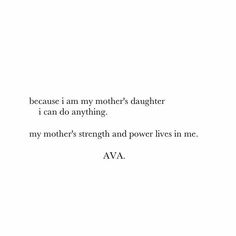 the words are written in black and white on a white background with an image of a mother's daughter