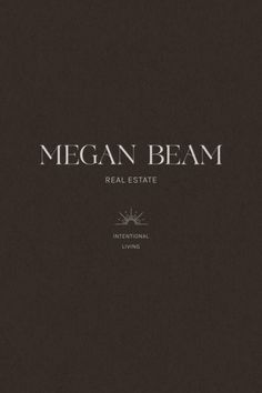 the front cover of megan beam real estate international living, featuring an image of a house