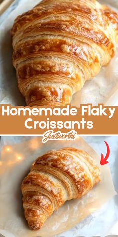 this homemade flaky croissant is so good it's easy to make