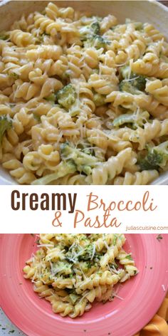 this creamy broccoli and pasta dish is so good it's easy to make