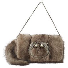 Gucci F/W 2004 Runway Mink Fur Dragon Pearl Grey Clutch For Sale at 1stDibs Fur Dragon, Gucci By Tom Ford, 2004 Runway, Tom Ford Gucci, Pochette Louis Vuitton, Gucci Vintage Bag, Gucci Clutch, Gucci Spring, Hermes Kelly Bag