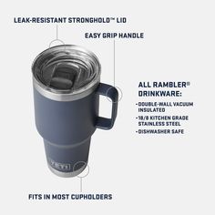 the parts of a travel mug