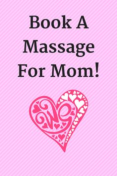 Book a massage for Mom! #mothersday #giftidea Spa Quotes, Massage Therapy Business, Massage For Men, Spa And Salon, Massage Business, Trigger Point Therapy