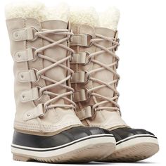 Sorel Joan Of Arctic Waterproof Boots Women's - Faux Shearling Cuff Heavy Snow, Sorel Joan Of Arctic, Sorel Joan, Womens Waterproof Boots, Sorel Winter Boot, Winter Essentials, Waterproof Boots, Winter Boot, Herringbone