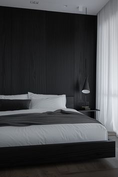 Create contemporary serenity in your apartment with 50 ideas for your black and white bedroom, crafting a tranquil retreat for rest and relaxation. Black And White Apartment Bedroom, Bedroom Ideas Contemporary, White Apartment Bedroom, Bedroom Ideas For Apartments, Black And White Apartment, Bedroom Paint Design, Black And White Bedroom Ideas, Ideas For Apartments, Apartment Bedroom Ideas