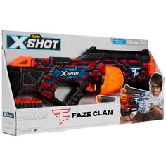 Dimensions: 9" H x 23" W x 4" D Material: Plastic & Foam Color: Assorted Age Grade: 8+ Quantity: 1 - Dart Gun & 16 - Darts Prepare for insanity with an X-Shot Sixteen Shot Foam Gun! With its air pocket technology, this toy gun brings insane combos, ammo, and action. It features a two-handed body style with a forward grip handle and a rotating ammo clip. The soft foam rounds boast a possible shot distance of up to ninety feet. Collect the whole set and invite your friends over to share in the exc Grade 8, Invite Your Friends, Craft Activities For Kids, Activity Games, Body Style, Craft Activities, Barbie Dolls, Crafts For Kids