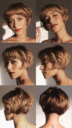 Short French Bob, French Bob Haircut, Vintage Haircuts, Short Bob Pixie, Women Short Bob, Bob Pixie, Short French, French Bob, Hair Inspiration Short