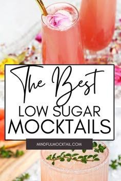 the best low sugar mocko cocktails