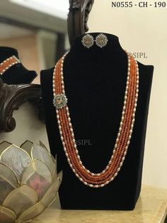 Bridal Necklace Set / Sabyasachi Jewellery/jaipuri Mala / - Etsy Innovative Dress, Pakistani Jewellery, Turquoise Jewellery, Antique Necklaces Design, Black Beads Mangalsutra Design, Sabyasachi Jewellery, Pearl Jewelry Design