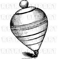 an old fashioned hot air balloon with a ball on it's tip, vintage line drawing