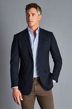 Blue Blazer Outfit Men Casual Jeans, Men’s Business Wear, Blue Jacket Black Pants Men, Work Suits Men, Office Look Men, Blue Blazer Outfit Men Casual, Blazer Hombre Casual, Business Professional Men, Work Outfits Men Professional