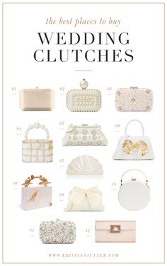 Wedding Guest Purse Ideas, Clutch Wedding Guest, Wedding Handbags Guest, Wedding Bags For Bride, Wedding Guest Handbag, Spring Wedding Clutch Bag, Wedding Purses Guest, Luxury Handheld Clutch For Wedding, Luxury Glamorous Wedding Clutch