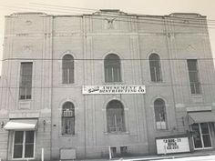 black and white photograph of an old building