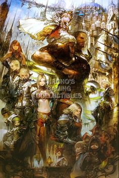 the final fantasy vi poster for final fantasy iv