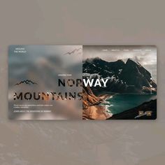 an image of a web page with mountains and water in the background, as well as text that reads norway