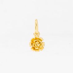 Gold January Carnation Birth Flower Pendant– Think Goodness Carnation Flower Jewelry, Dainty Flower Charm For Gift, Flower Charm Necklace For Birthday Gift, Carnation Birth Flower, Celebrate January, Carnation Jewelry, Mismatched Earrings Studs, January Carnation, Necklace Ideas