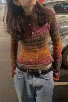 Wool Sweater Outfit, Thrifted Art, Frazzled English Woman, 00s Mode, Art Student, Autumn Fits, Indie Grunge, Sweater Outfit