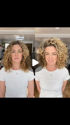 Natural Curly Medium Length Hair, Styling Long Wavy Hair, Before And After Curly Haircut, How To Style Natural Curly Hair, How To Wear Curly Hair, Curly Hair Center Part, How To Bring Back Natural Curls, How To Bring Out Natural Curls, Refresh Curls Next Day