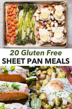 20 gluten free sheet pan meals