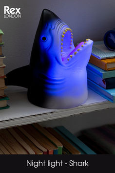 Shark shaped children's night light.