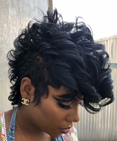 50 Short Hairstyles for Black Women | StayGlam Mohawk Hairstyles, Short Women, Short Hairstyle, African American Hairstyles, Different Hairstyles, Hair Weave