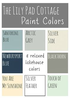 the different shades of paint that can be used to create this color scheme for your home