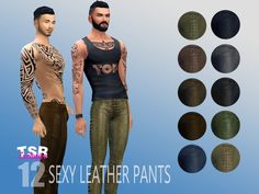 Tight Leather Pants, Sims 4 Custom Content, Free Sites, The Sims, Sims 4, Leather Pants