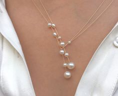 Classic Pearl Necklace, Accesories Jewelry, Freshwater Pearl Necklaces, Jewelry Diy, Necklace Designs, Pearl Jewelry, Jewelry Inspiration